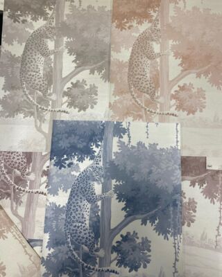 After the success of our Safari wallcovering from @fromentaldesign we are launching two new colourways in blue and pink. The perfect wallcovering for a luxurious kids bedroom #luxinteriors #fromental #spforfromental